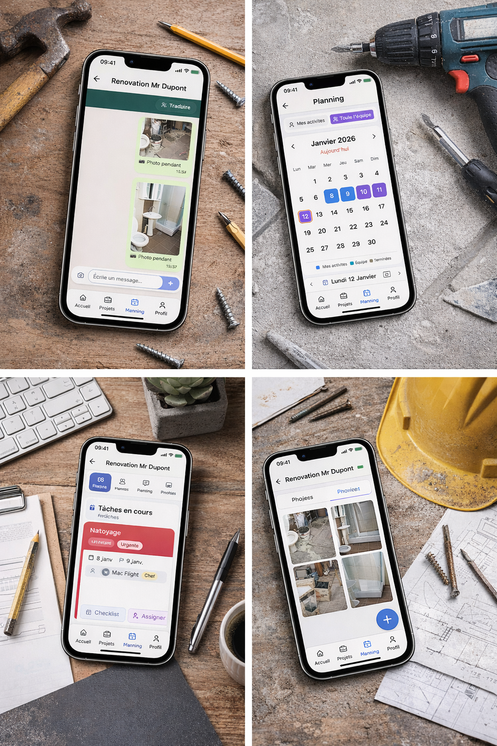 Application de suivi de chantier mobile 2